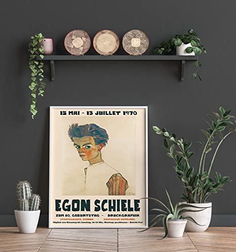 Affiche d'art Egon Schiele pour transformer une chambre triste en espace esthétique - 2