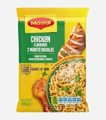 Maggi Chicken Flavoured 2-Minute Noodles 68 g (Pack of 60)