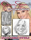  Jessica Simpson Dots Lines Swirls Coloring Book: Amazing Diagonal-Dots-Swirls Activity Books For Adults And Kids