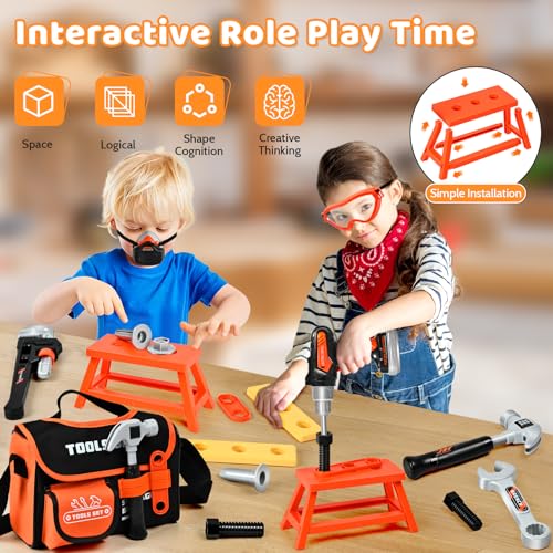 49 PCS Tool Bag with Belt