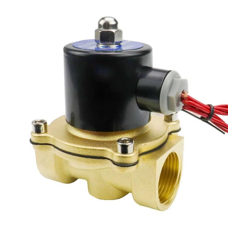 3/8'' 1/2'' 3/4'' 1'' 1-1/2'' 5.1 cm normalnie zamknięty zawór elektromagnetyczny 24 V 12 V 220 V 110 V mosiężne zawory wodne/gazowe (12VDC-VIT-SEAL, 0,5 cala)
