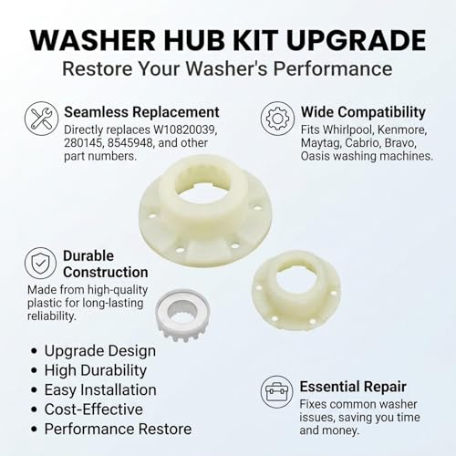 Pièce d'entraînement du panier lave-linge compacte et facile à installer