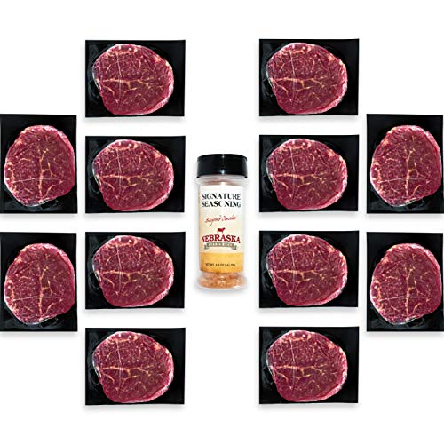 Nebraska Star Beef Prestige Filet Mignon with Signature Seasoning, 8 Oz