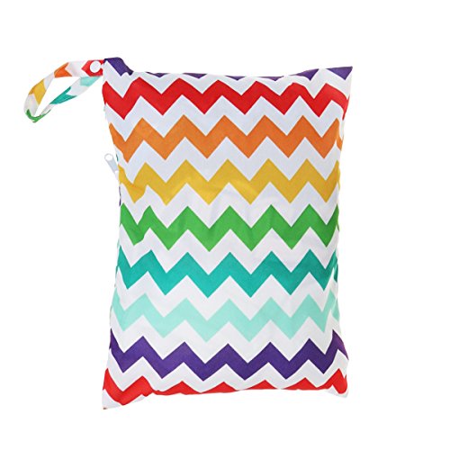 ROSENICE Borsa Fasciatoio Buste per Pannolini Usati Lavabili Cerniera Impermeabile Riutilizzabile