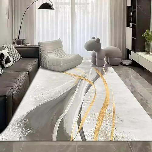 Décoration de chambre à coucher chaleureuse avec notre tapis gris moderne
