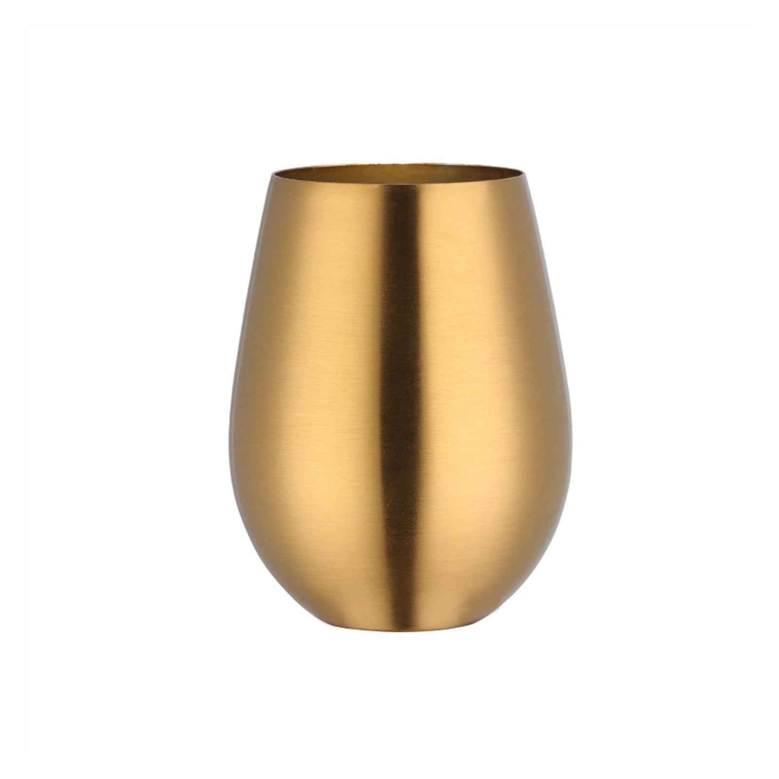 Kubki do kawy, Kubek do kawy ze stali nierdzewnej o pojemności 500 ml Wielokolorowy pasek Na zewnątrz Piwo Wino Koktajl Sok Mleko Szklanka(Gold)