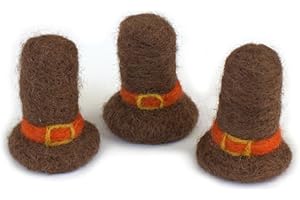 SET OF 1, 3 OR 5-100% Wool Felt- Fall Bowl Filler