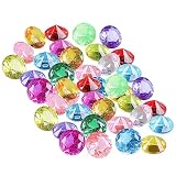 Totority 60 Stücke Juwel Spielzeug Tauchen Spielzeug Mädchen Spielzeug Spielzeug Acryl Kristall Perlen Diamant
