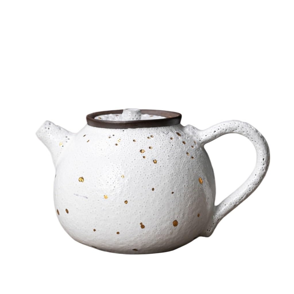 FJQFHH Japanese ceramic tea pot, Ceramic Small Teapot Household Single Pot