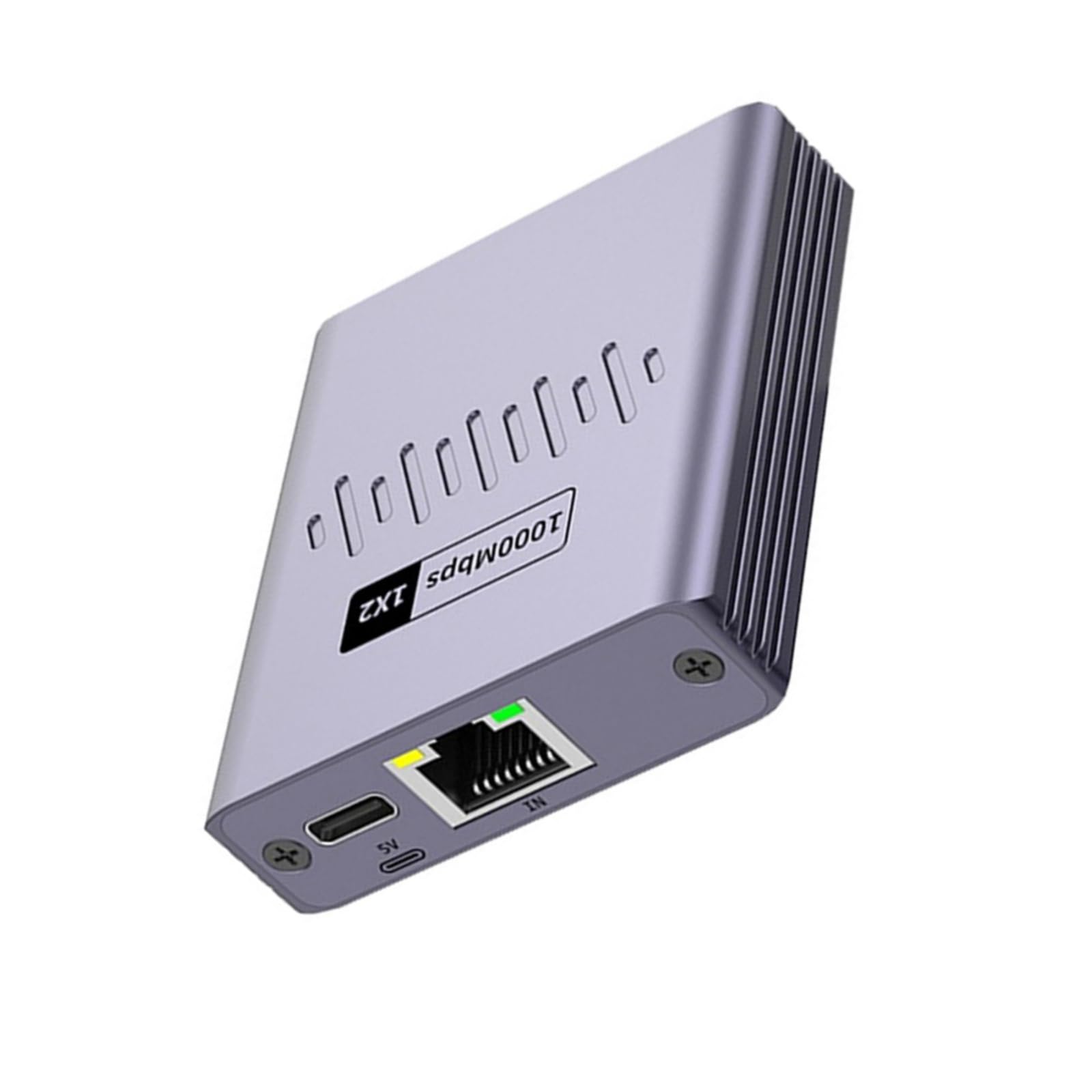 Ljmyy Gigabit Ethernet Splitter 2 Port RJ45 Networking Switches For Fast Speed Data Transfer And Stable Connection