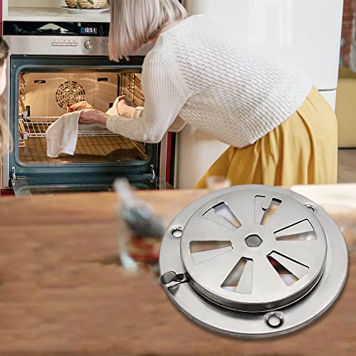 Stainless Steel Round Air Vent Grille Cover Circular Ventilation Cover Stainless Steel Dryer Air Vent for Dryer Damper Thermostat Oven - Image 2