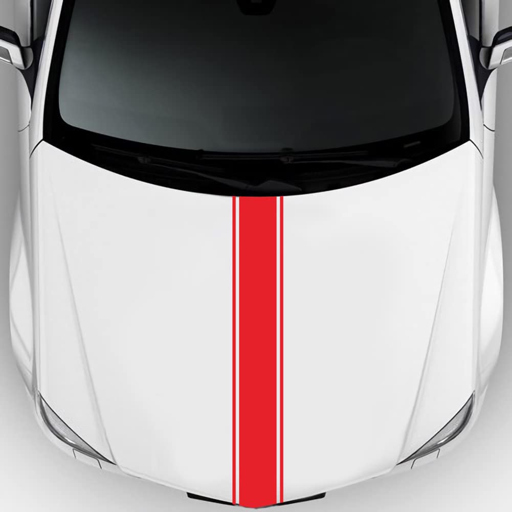 Racing Stripe sportieve auto-styling voertuig kap reflecterende stickers sticker decor – koop de beste producten in de online winkel