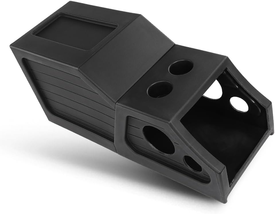 ALLGOOD 12" Center Console Subwoofer Box Compatible with Chevy/GM Crew Cab 2014 2015 2016 2017 2018 Black