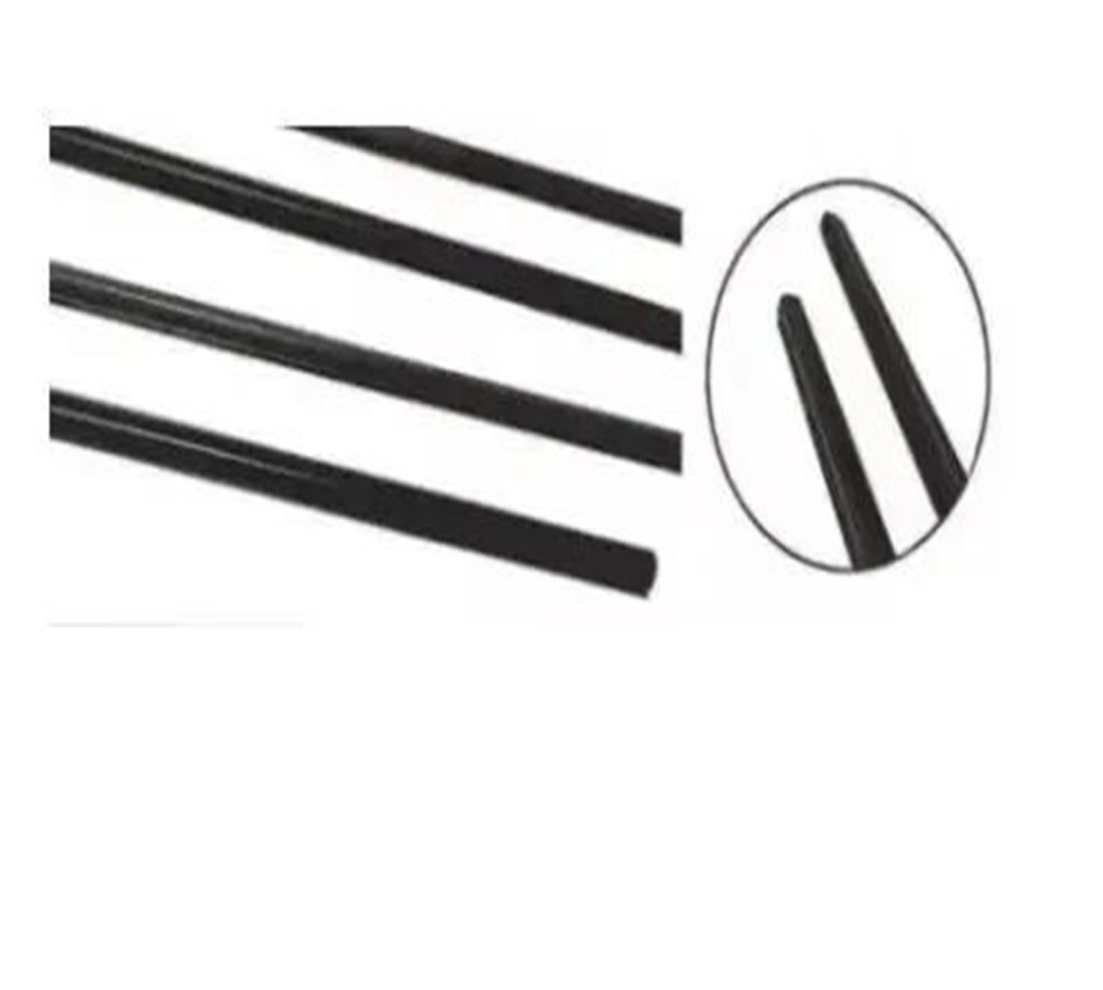Automóvil Tira Sellado Goma Para Nissan Para Patrol Y61 1995-2005 Burlete Protector Sello Goma 82820-VB000 4 Piezas Moldura Negra Línea Correa Puerta Y Ventana