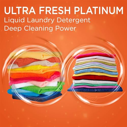 Image of Ultra Fresh 6X Platinum Laundry Detergent with Spring Fresh Fabric Softener