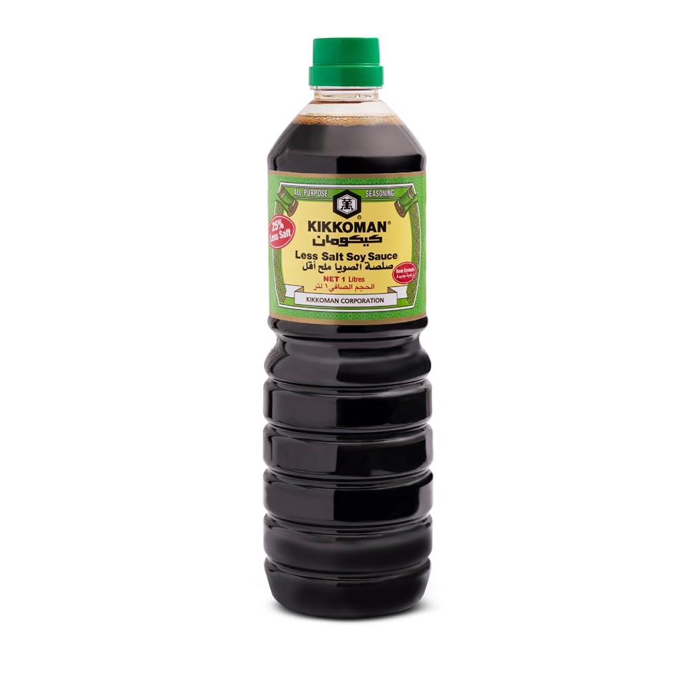 Kikkoman Less Salt Soy Sauce 1Litre