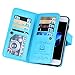 Urvoix for iPhone 7 Plus / 8 Plus (5.5 Wallet Leather Flip Card Holder Case, 2 in 1 Detachable Magnetic Back Cover iPhone 7Plus / 8 Plus (NOT for iPhone7), Blue