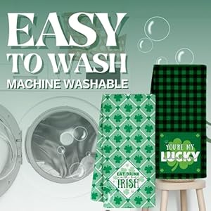 InnoBeta Irish Gifts Kitchen Towel for Women Ireland Shamrock Blessing Gift 16×24 in Microfiber Dish Tea Towel Perfect for Birthday St Patricks Day Christmas