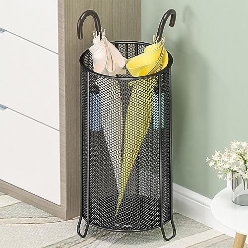 Porte-parapluie avec bac de récupération d'eau pour sol sec