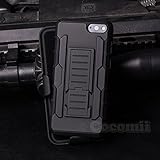 Amazon Fire Phone Case, Cocomii® [HEAVY DUTY] Amazon Fire Phone Robot Case **NEW** [ULTRA FUTURE ARMOR] Premium Belt Clip Holster Kickstand Bumper Case [MILITARY DEFENDER] Full-body Rugged Dual Layer Hybrid Protective Cover Bumper Case [COCOMII WARRANTY] ::: The Ultimate Protection from Drops and Impacts for your Amazon Fire Phone (Black/Black) ::: ★★★★★