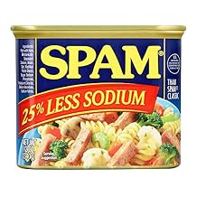 Spam 25% Less Sodium pack of 12