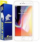 Armoursuit Apple iPhone 8 Plus Anti-Glare Screen Protector [Max Coverage] MilitaryShield Anti-Bubble Screen Protector For iPhone 8 Plus - Matte