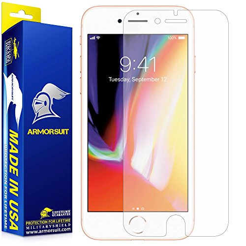 ArmorSuit 2 Pack Anti-Glare Screen Protector For Apple iPhone 8 Plus MilitaryShield Max Coverage Anti-Bubble Matte Film - Made in USA