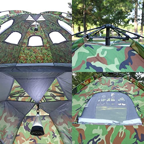 Carpa automática impermeable camuflaje para 5-8 personas miniatura 3