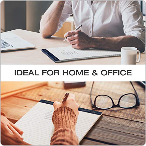 Ampad Gold Fibre Writing Pads, Legal/Wide Rule, Letter Size (8 1/2 In X 11 3/4 In), White, Four 50-Sheet Pads Per Pack (20-031) #TOP6