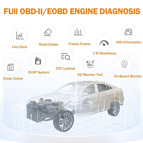 Ancel Ad410 Enhanced Obd Ii Vehicle Code Reader With Ancel Bst200 Car Battery Load Tester 12V 100-1100 Cca Digital Analyzer #TOP3