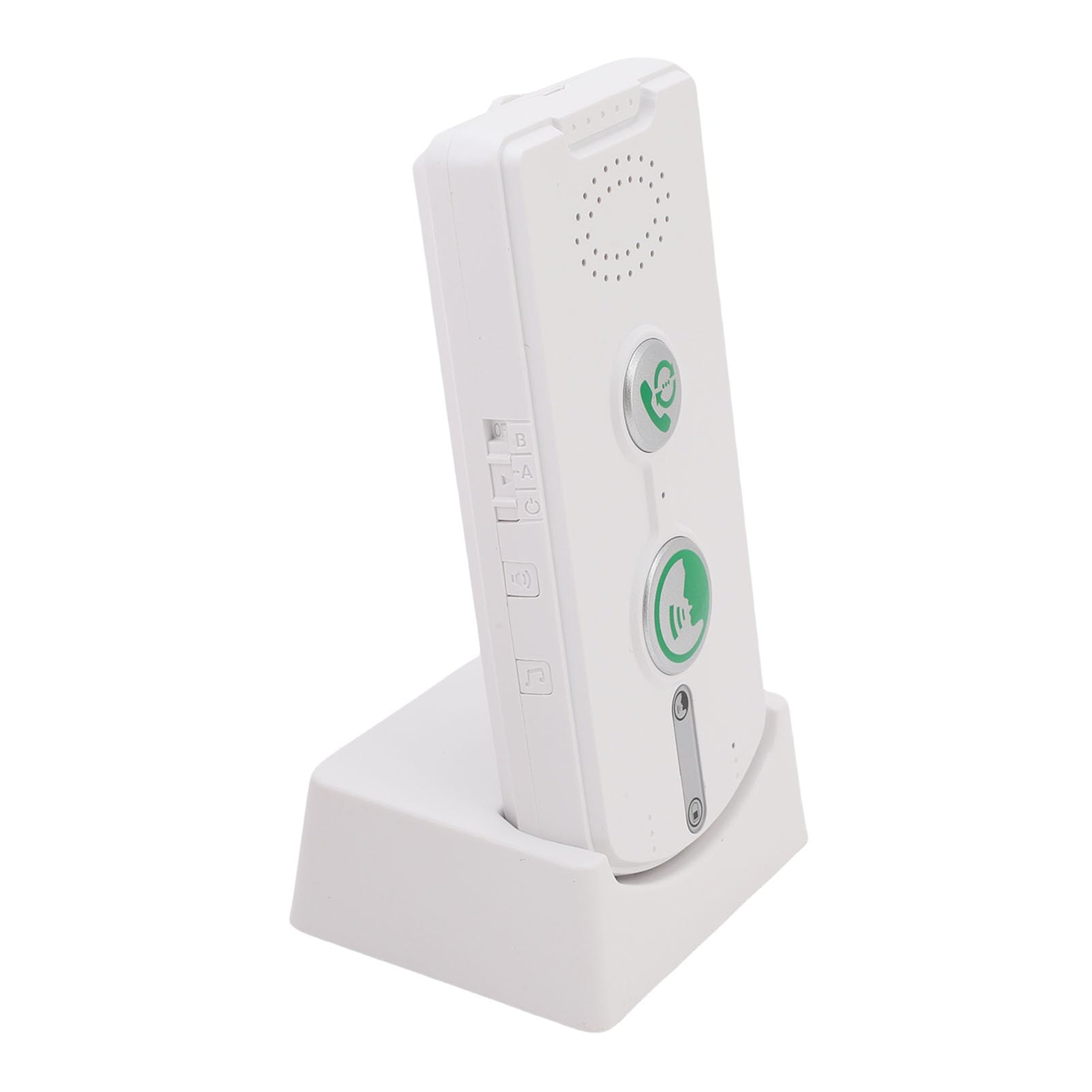 Jectse de Intercomunicador de Interiores Al Aire Libre de Intercomunicador de 2 Vías de Intercomunicador de 1640 Pies con 5 Niveles de Volumen, IP54 Impermeable, Batería de 1000 MAh,