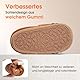 IceUnicorn Krabbelschuhe Baby Lauflernschuhe Weicher Leder Jungen Mädchen Lederschuhe Babys Rutschfeste Krabbelschuhe mit Gummisohle Babyschuhe(Braun weiß Tiger, 18-24 Monate)