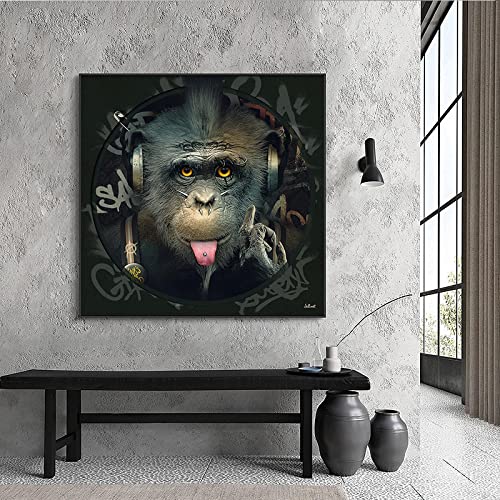 Affiches singe graffiti art 40x40cm solution pour habiller un grand mur