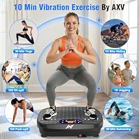 AXV Vibration Plate Exercise Machine Fitness Platform Body Vibrating Board — image 2