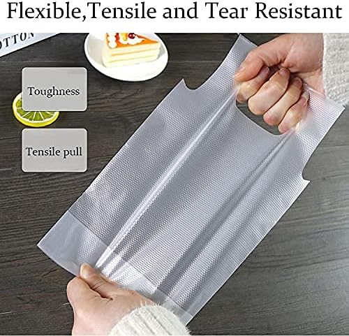 Miniatura 5 de Portabebidas para entrega, 100 bolsas de plástico transparente con asa para tazas de bebidatazas de cafétéjugo, para llevar a cafetería,