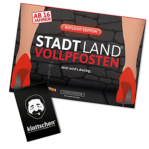 Denkriesen Stadt Land Vollpfosten Rotlicht Edition Klattschen