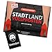 Produktbild DENKRIESEN Stadt Land VOLLPFOSTEN  ROTLICHT Edition & KLATTSCHEN | Partyspiel ab 16 Jahren | 32 Kategorien | 50 Blatt | DIN A4 | Spezialfelder & ABC-Leiste | Eingeschweißt & originalverpackt