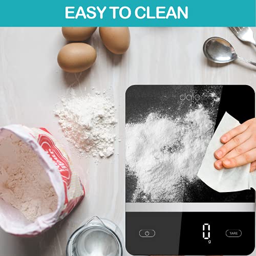 Dale Digital Food Scale – Tempered Glass Digital Scale Grams And Ounces – 11Lb/5Kg Food Scales For Kitchen – Electronic Digital Kitchen Scale For Meal Prep, Nutrition, Baking, Cooking, Diet #TOP5
