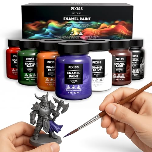 Pixiss Enamel Paint Colors