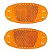Produktbild Dunlop Speichenreflektoren 7 cm 2 Orangenstückchen