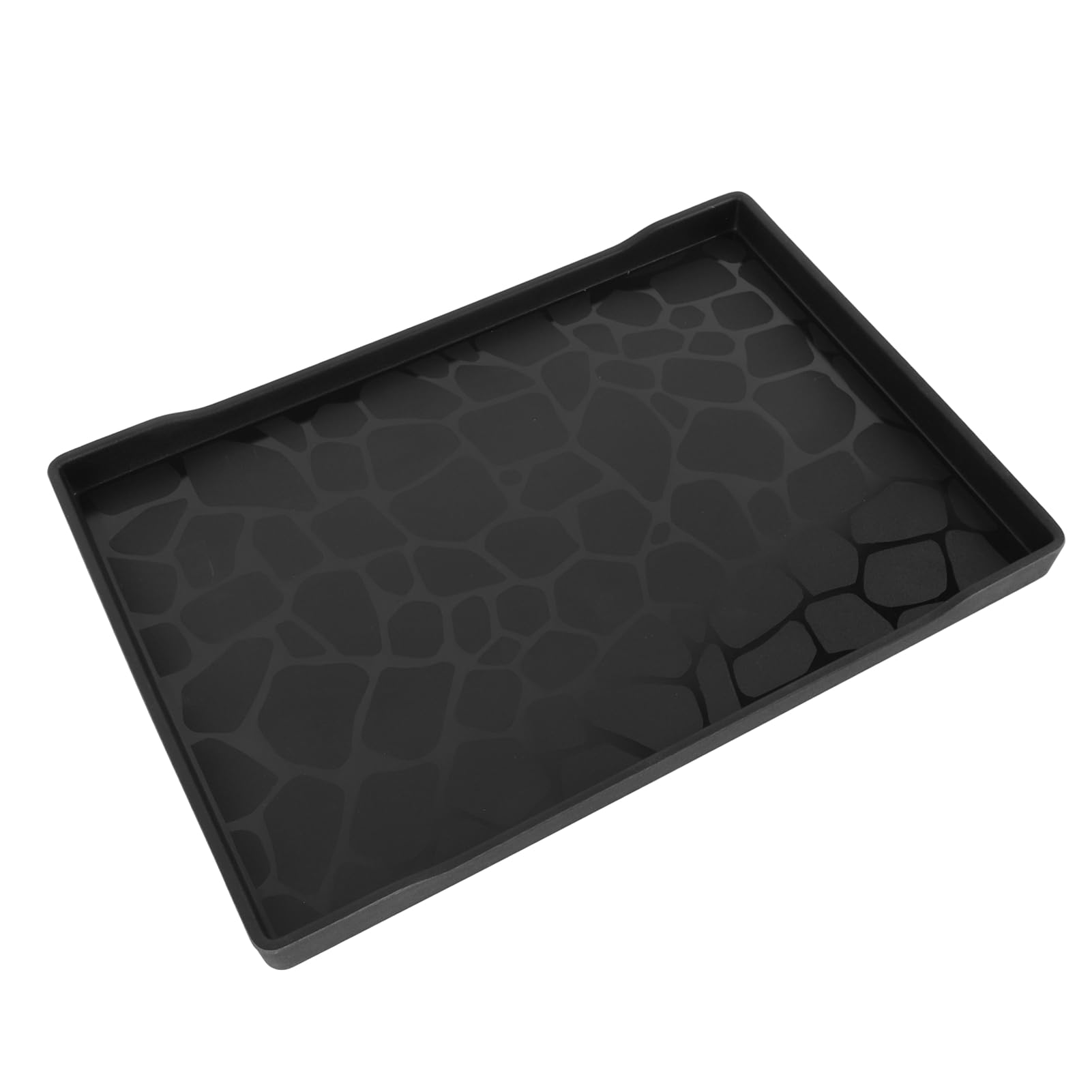 Plateau de service Zerodis noir pour éviter les chutes de verres lors de vos fêtes
