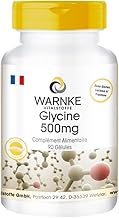 Glycine 500mg - 90 capsules - Vegan - Animated acid | Warnke Vitalstoffe - Quality from German pharmacies