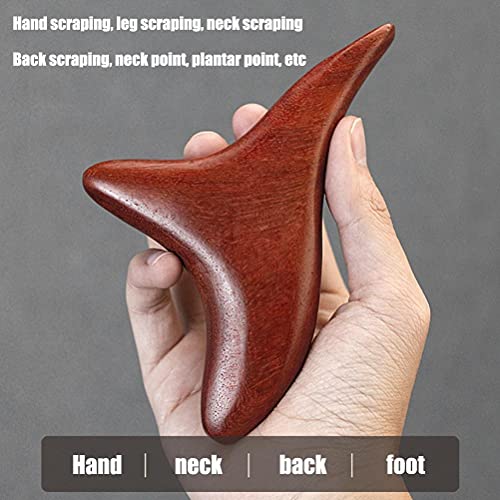 Zjchao ZJCHAOHZ01CW4T2Y-68 Gua Sha Tool, Triangle Trigeminal Body Wooden Massager Body Foot Neck Relax Circulation Massager Muscle Scraping Tool Mobilization Tools Manual Massagers thumb #3