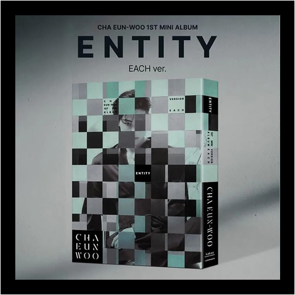 CHA EUN-WOO [ENTITY] 1st Mini Album (EACH Ver. +1ea Store Gift Photo Card) K-POP SEALED, ORANGE, MINT, BLACK..