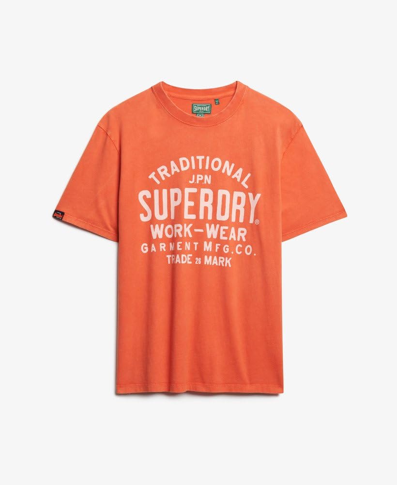 Superdry VL Embroidered Relaxed Tee T-Shirt Unisex-Adulto