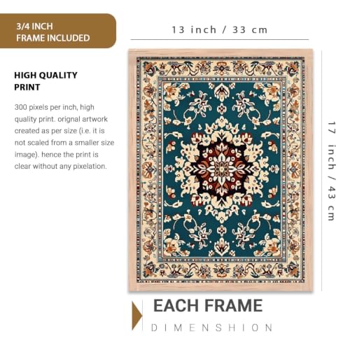 Image of kotart Wall Art Painting With Frame | Paintings Home Decoration For Living Room Bed Room Hotel Wall Decor Digital Reprint Indian Traditional Madhubani Set of 3 (13X17 inch)
