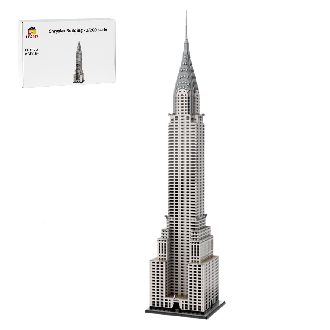 New York Wolkenkratzer Architektur Klemmbausteine Set 1:200, 11764 Teile