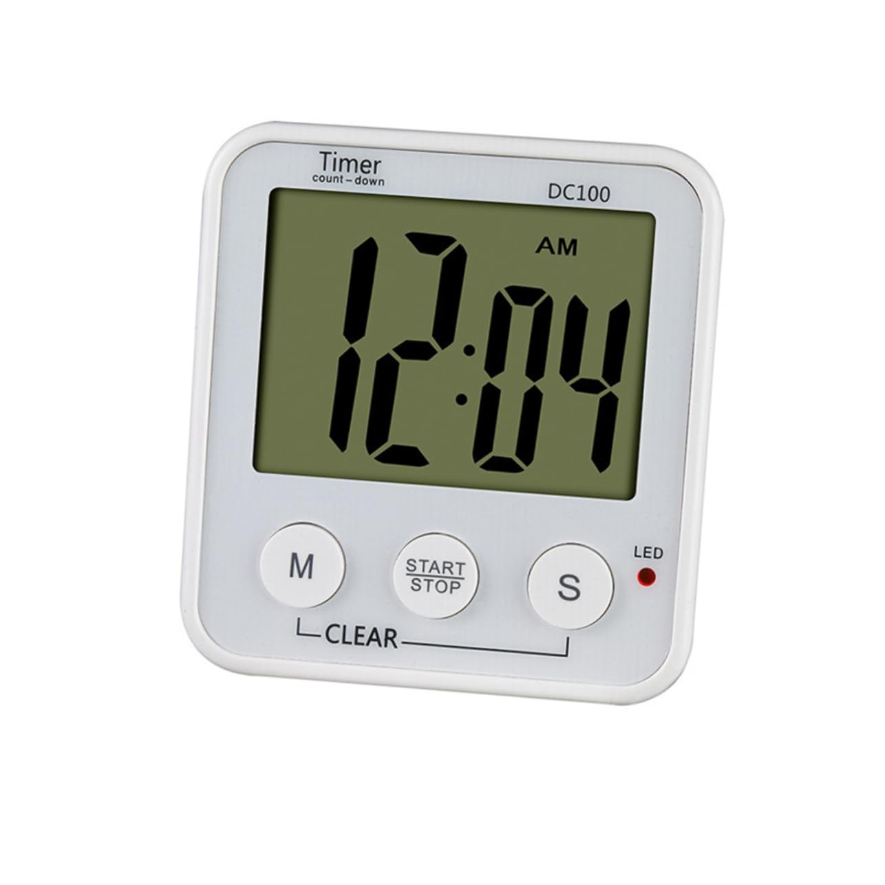 LIFKOME 3-częściowy Łatwy Do Odczytania Cyfrowy Kuchenny Timer Niskie Zużycie Energii Magnetyczny Patyczek Bez Baterii Biały Timer Odliczający