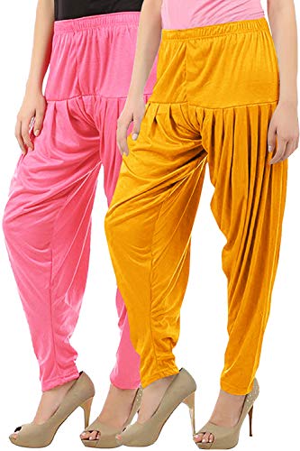 Image of Buy That Trendz Patiala Salwar for Women Viscose Patiala Pant Combo