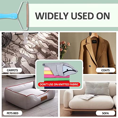 Dog Hair Remover, Grepol-V Lint Shaver Cleaner Pro, Reusable Fabric Shaver Pet Hair Removal Tool For Couch Carpets Clothes Furniture, Durable Manual Carpet Scraper #TOP3